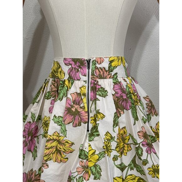 AFRM Freya Floral Bubble Mini Skirt 27 Coquette Ballet Soft Girl Spring Easter - Picture 6 of 12